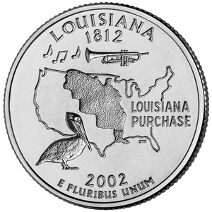 2002 Quarter - P - Louisiana reverse